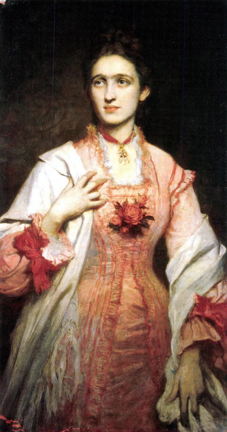 Ritratto della signora Albert Schickedanz ca. 1880 - Mosonmagyaróvár